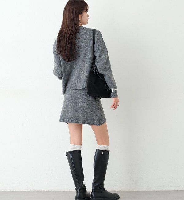  「【WEB限定】ビジューカーディガンセットアップ」|その他|