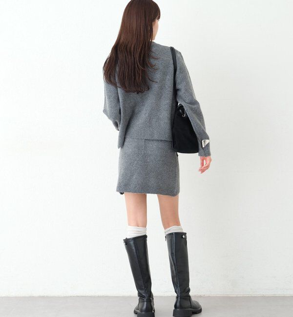  「【WEB限定】ビジューカーディガンセットアップ」|その他|