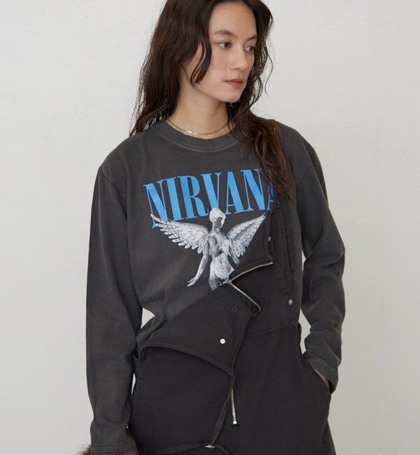  「【GOOD ROCK SPEED】NIRVANA ロンT」|Tシャツ・カットソー|ブラック