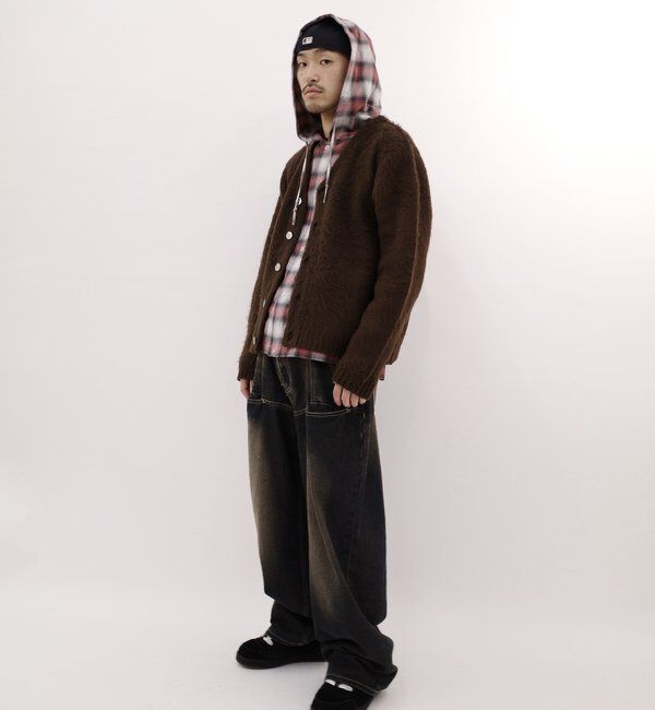  「《UNISEX / サイズ展開あり》スラッシュポケットブラストワイドデニム」|デニム|