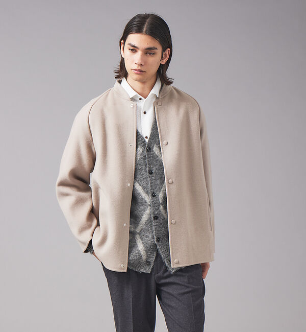 ABAHOUSE「【モヘアブレンド】アーガイル Vネック カーディガン」|カーディガン|