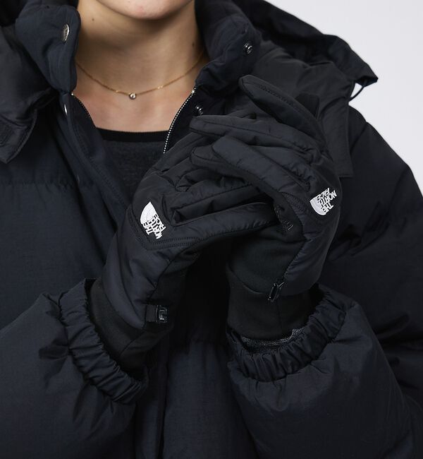 ABAHOUSE「【THE NORTH FACE / ザ・ノースフェイス】ヌプシイーチップグローブ」|手袋|ブラック