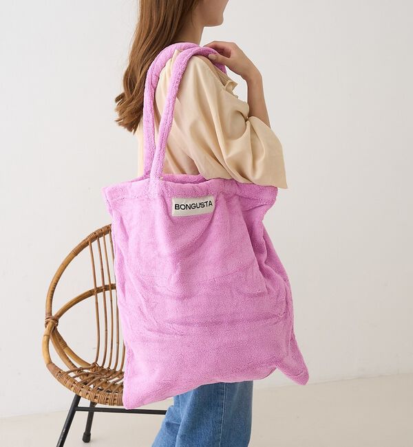 Rouge vif「【追加】【BONGUSTA/ボングスタ】NARAM TOTEBAG/無地/トート」|トートバッグ|ピンク