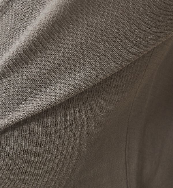 qualite「【接触冷感・セットアップ対応】レーヨンストレッチニットパンツ」|その他|