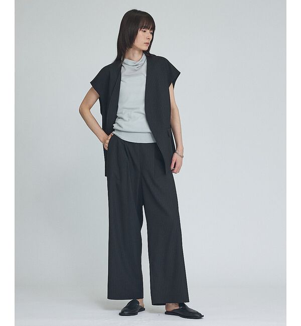qualite「【セットアップ対応】ウールライクワイドパンツ」|その他|
