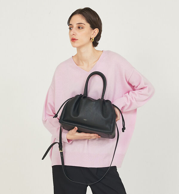LOWELL things「【VERY掲載】Poche/ドローストリングトートミニ」|ショルダー・メッセンジャー|