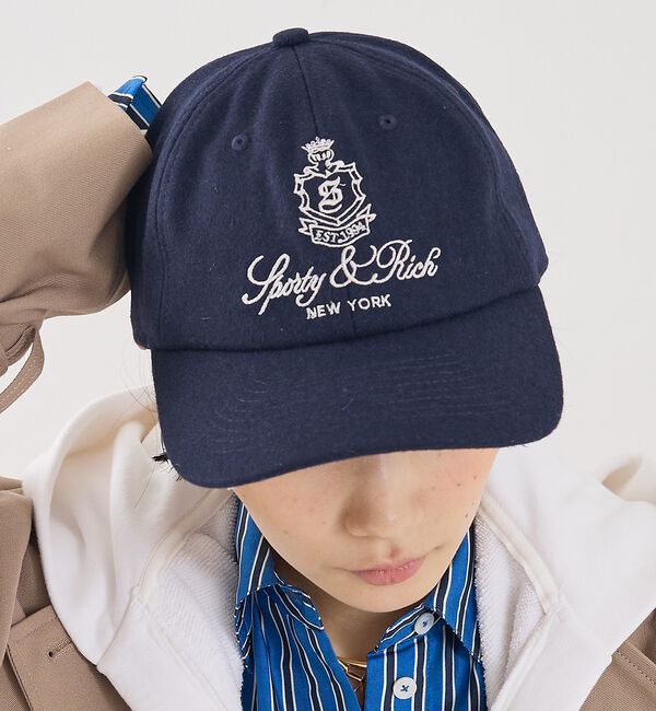 The Store by C' 「【Sporty&Rich】Vendome Wool Hat／ウールキャップ」|その他|