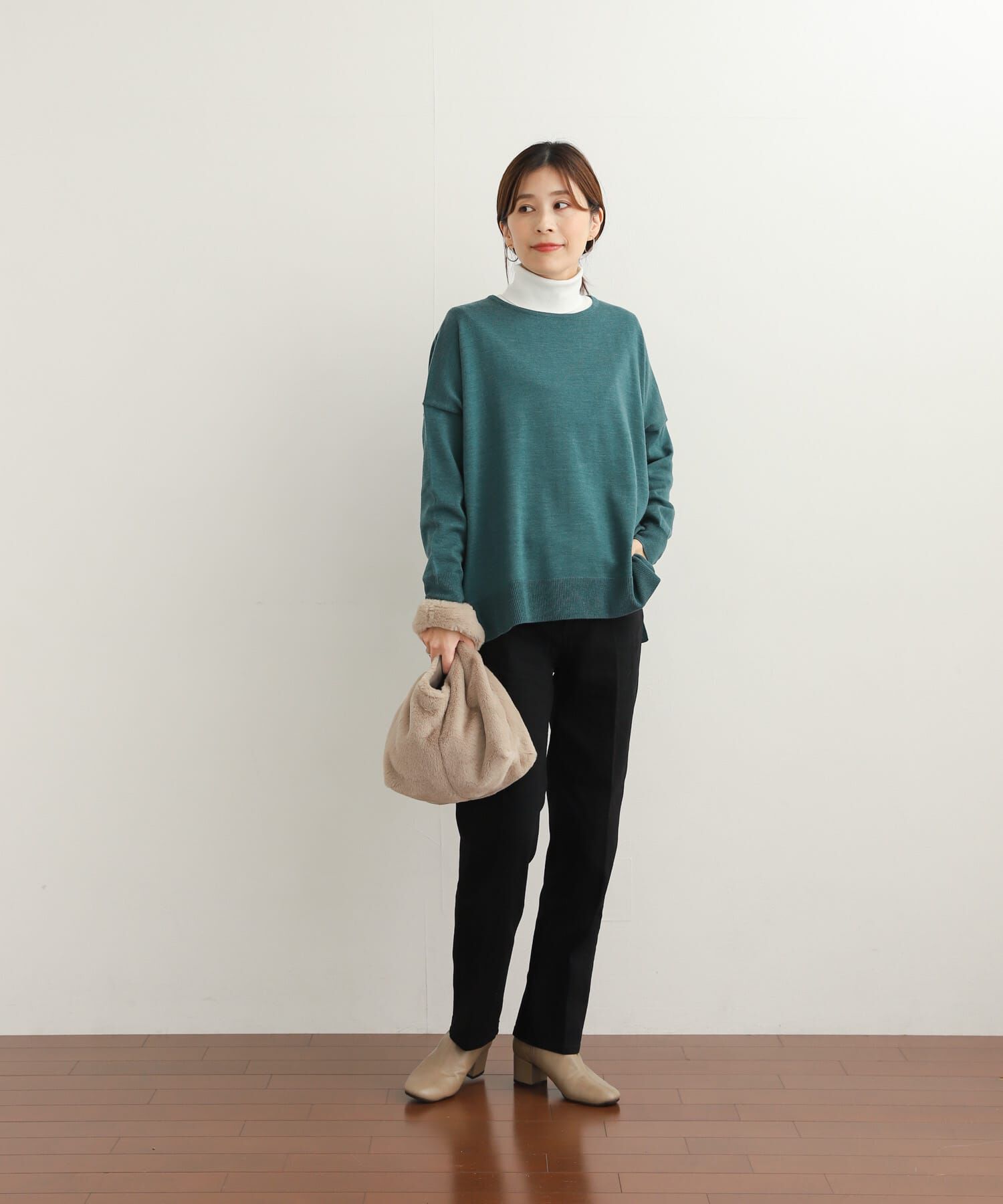 URBAN RESEARCH DOORS「ハイライズデニムパンツ」|デニム|