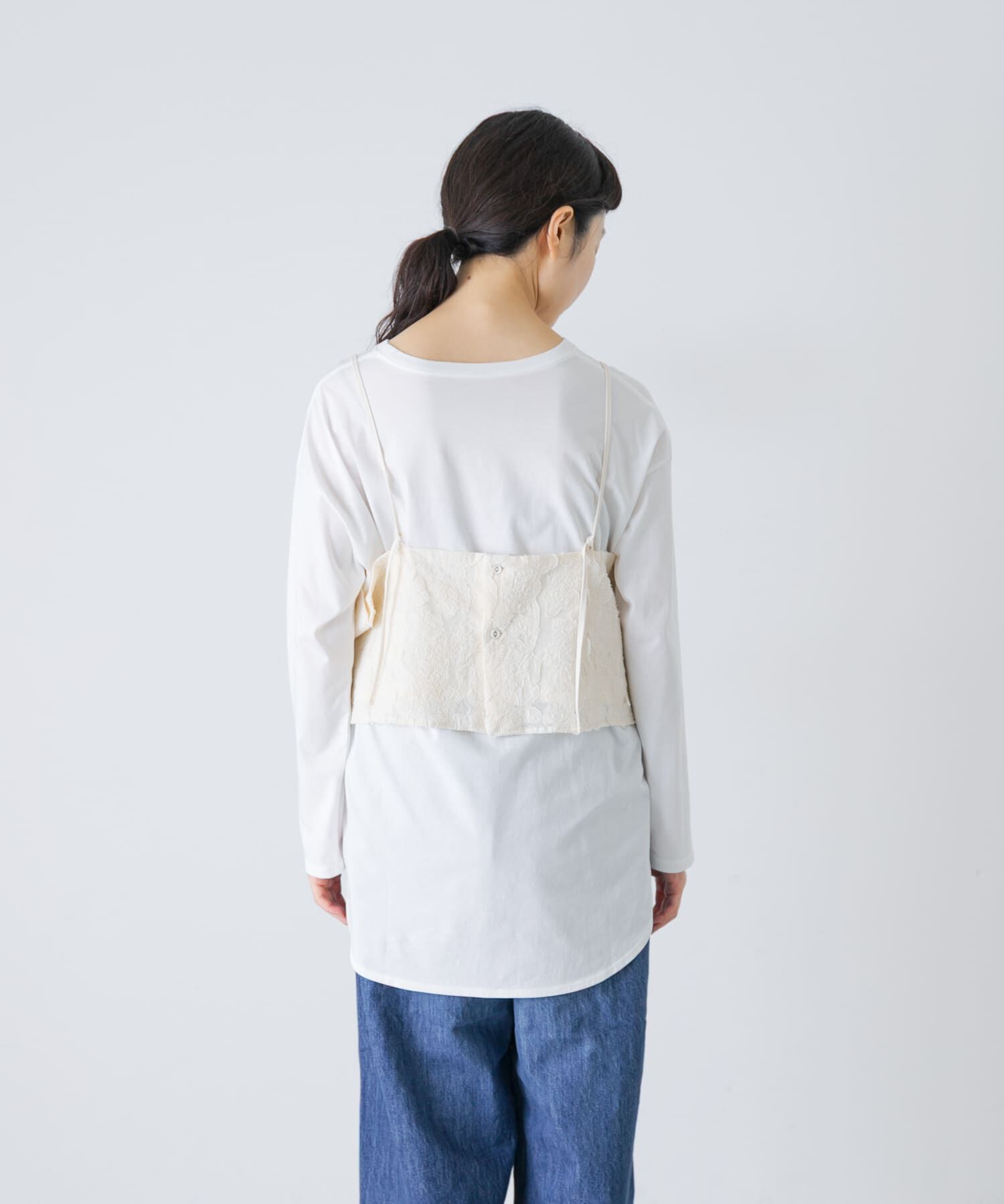 かぐれ「カッティング刺繍キャミソール」|キャミソール|