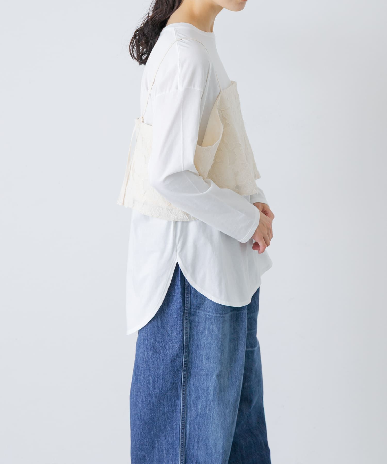 かぐれ「カッティング刺繍キャミソール」|キャミソール|