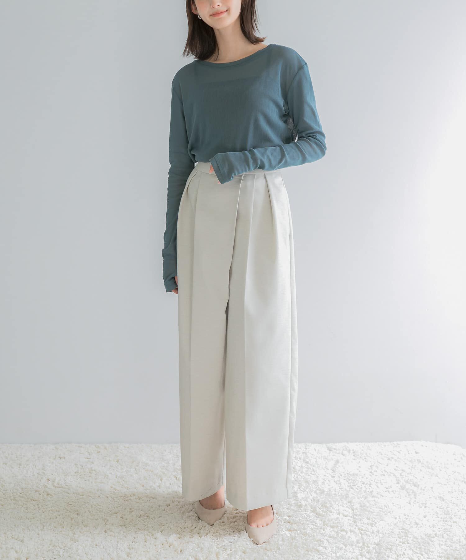 URBAN RESEARCH ROSSO「タックデザインパンツ」|その他|