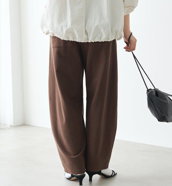  「ストレッチ裏毛カーブシルエットスウェットパンツ」|その他|