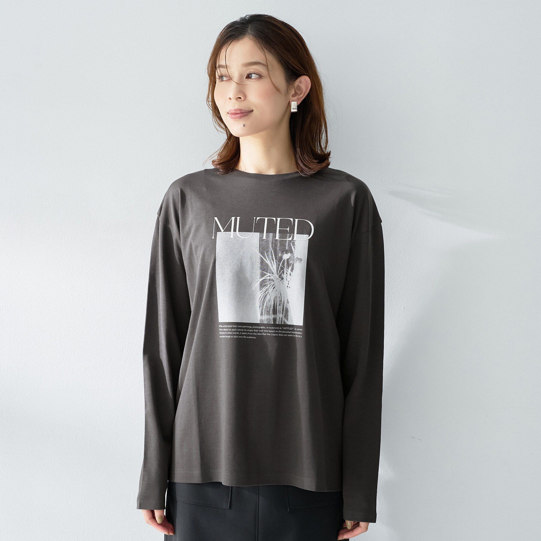 UNTITLED「【ロゴ・プリント】フォトグラフィックロンT」|Tシャツ・カットソー|