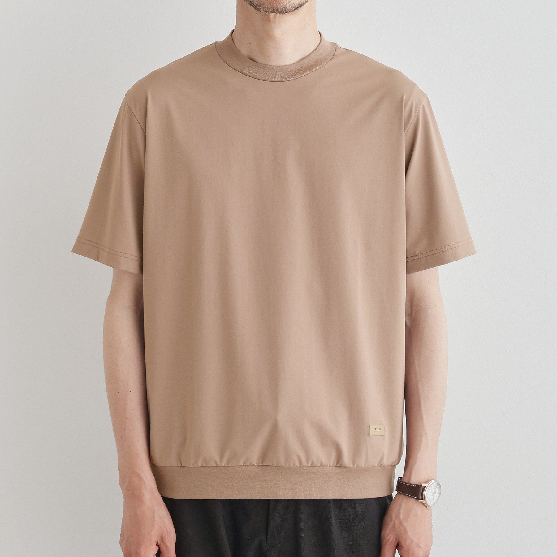 TAKEO KIKUCHI「【COOL CITY WEAR】テーラードTシャツ /接触冷感」|Tシャツ・カットソー|