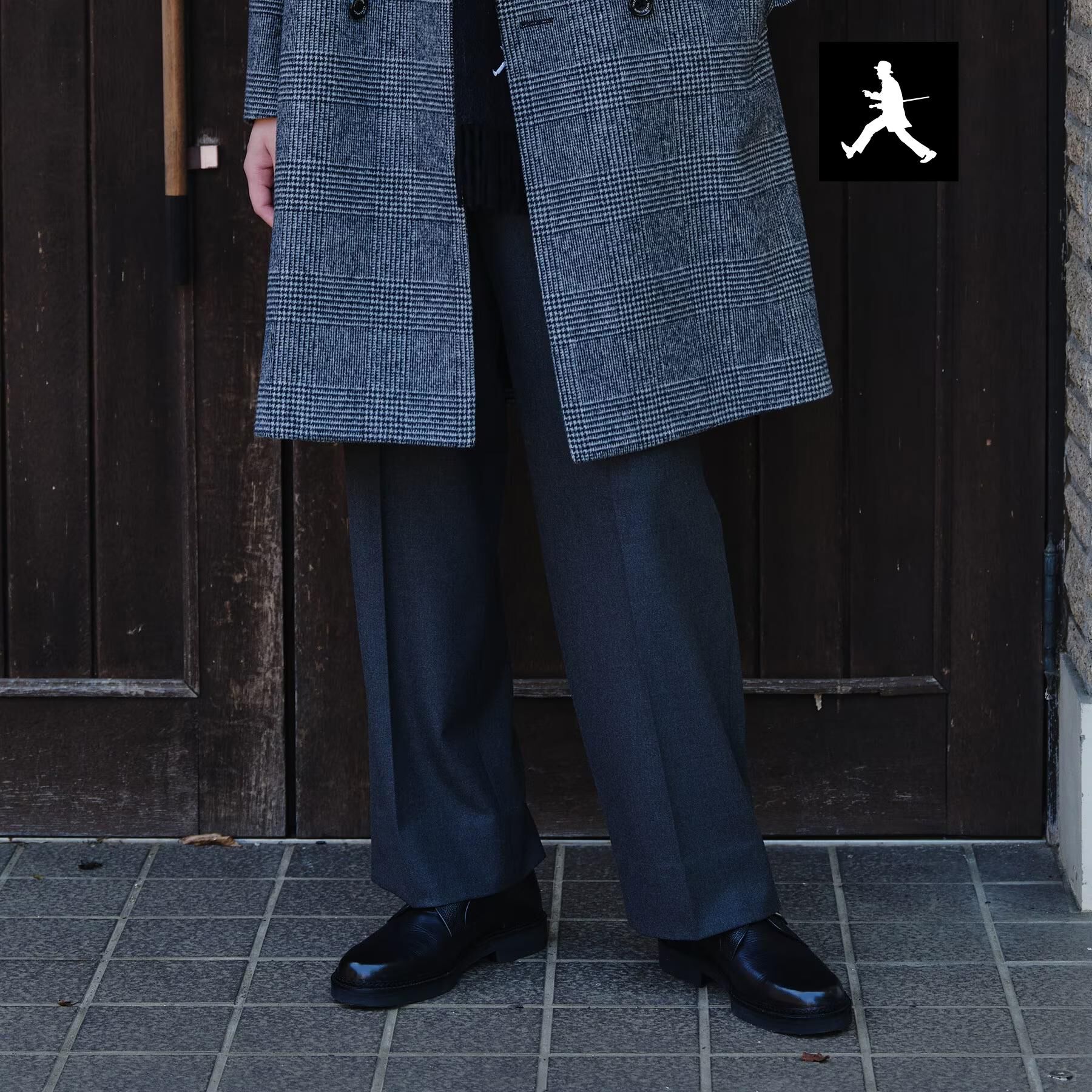 TAKEO KIKUCHI「【BOWLER HAT LABEL】ウォームストレッチ ワイドパンツ」|その他|チャコールグレー(0