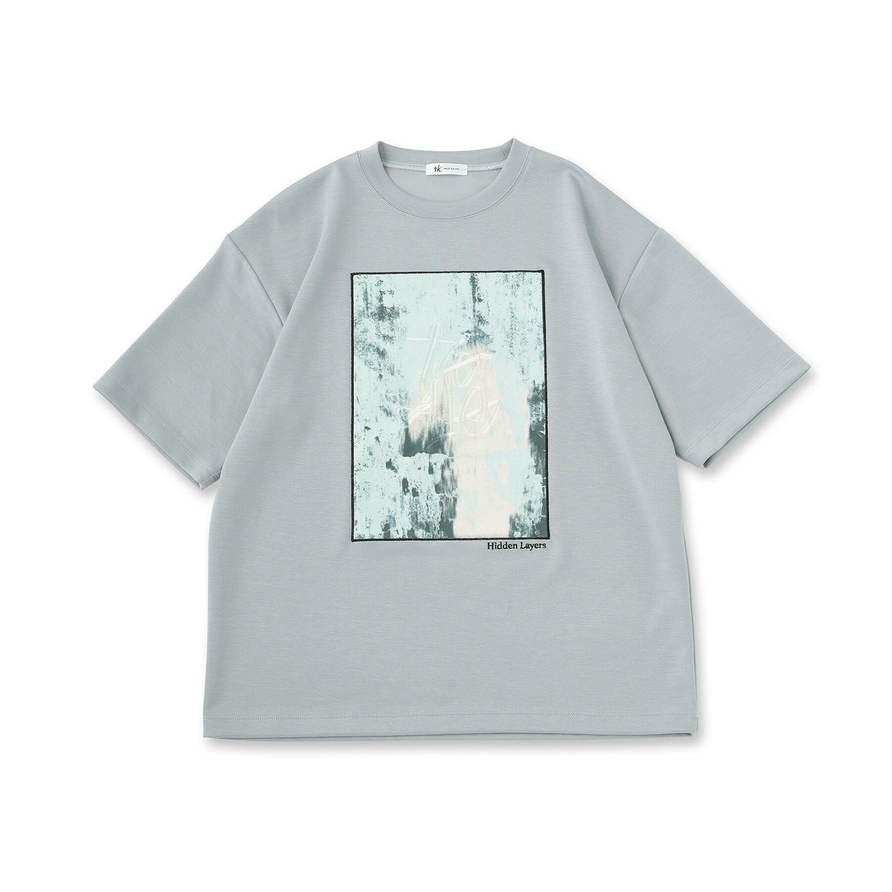 tk.TAKEO KIKUCHI「コンシールドエンブロTシャツ」|Tシャツ・カットソー|