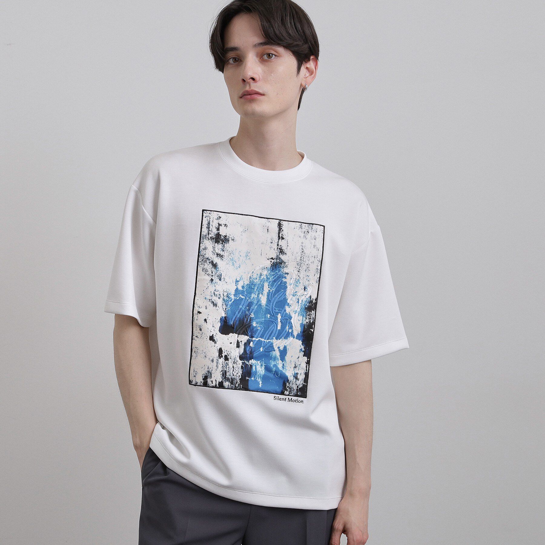 tk.TAKEO KIKUCHI「コンシールドエンブロTシャツ」|Tシャツ・カットソー|