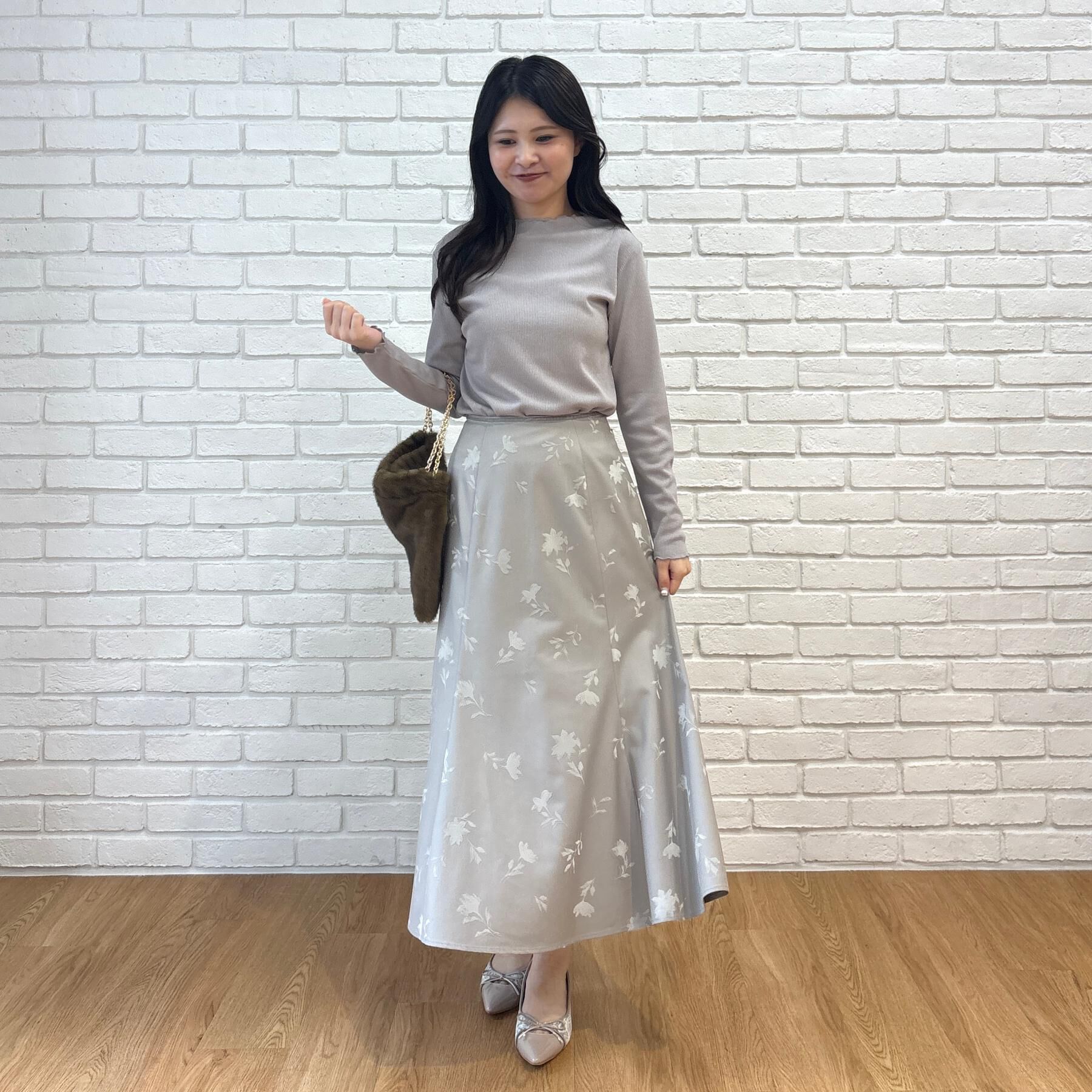 Couture broach「【一枚でも重ねても】メローフリル テレコトップス」|Tシャツ・カットソー|