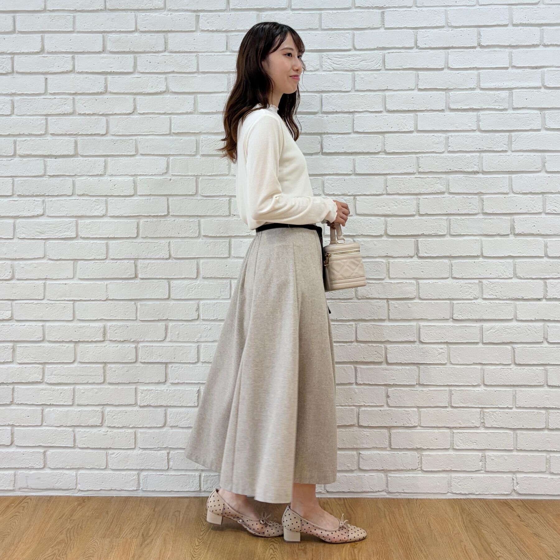 Couture broach「【一枚でも重ねても】メローフリル テレコトップス」|Tシャツ・カットソー|
