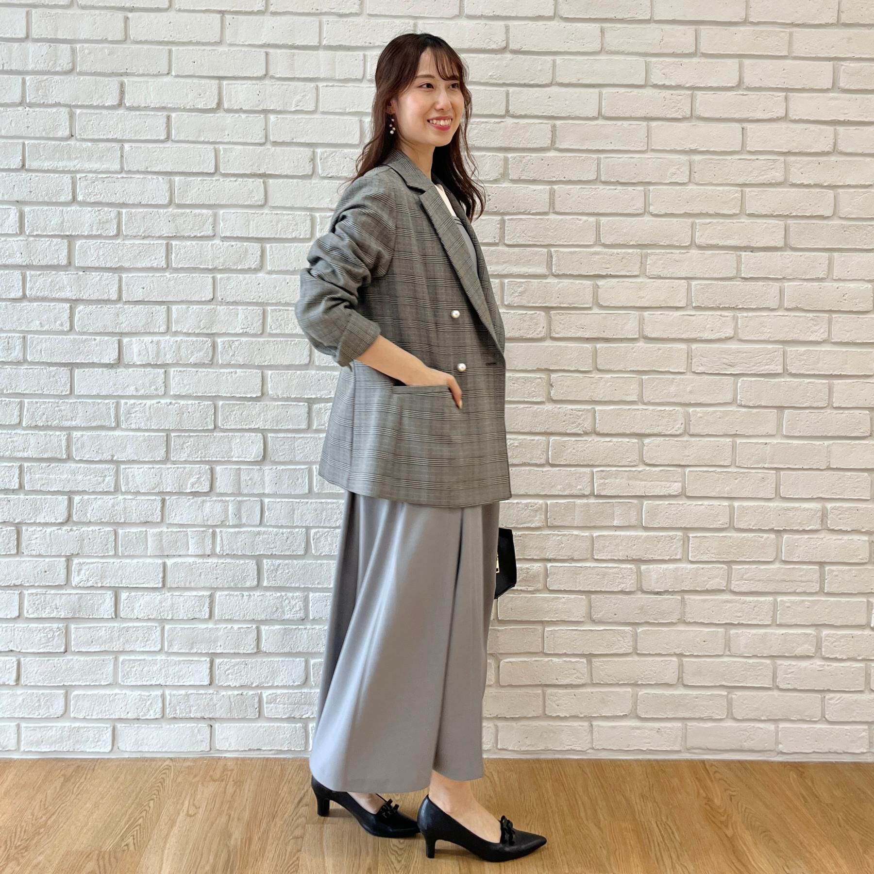 Couture broach「【マシンウォッシャブル・イージーケア】パール風釦テーラードジャケット【毛玉になりにくい・セットアップ」|テーラードジャケット|