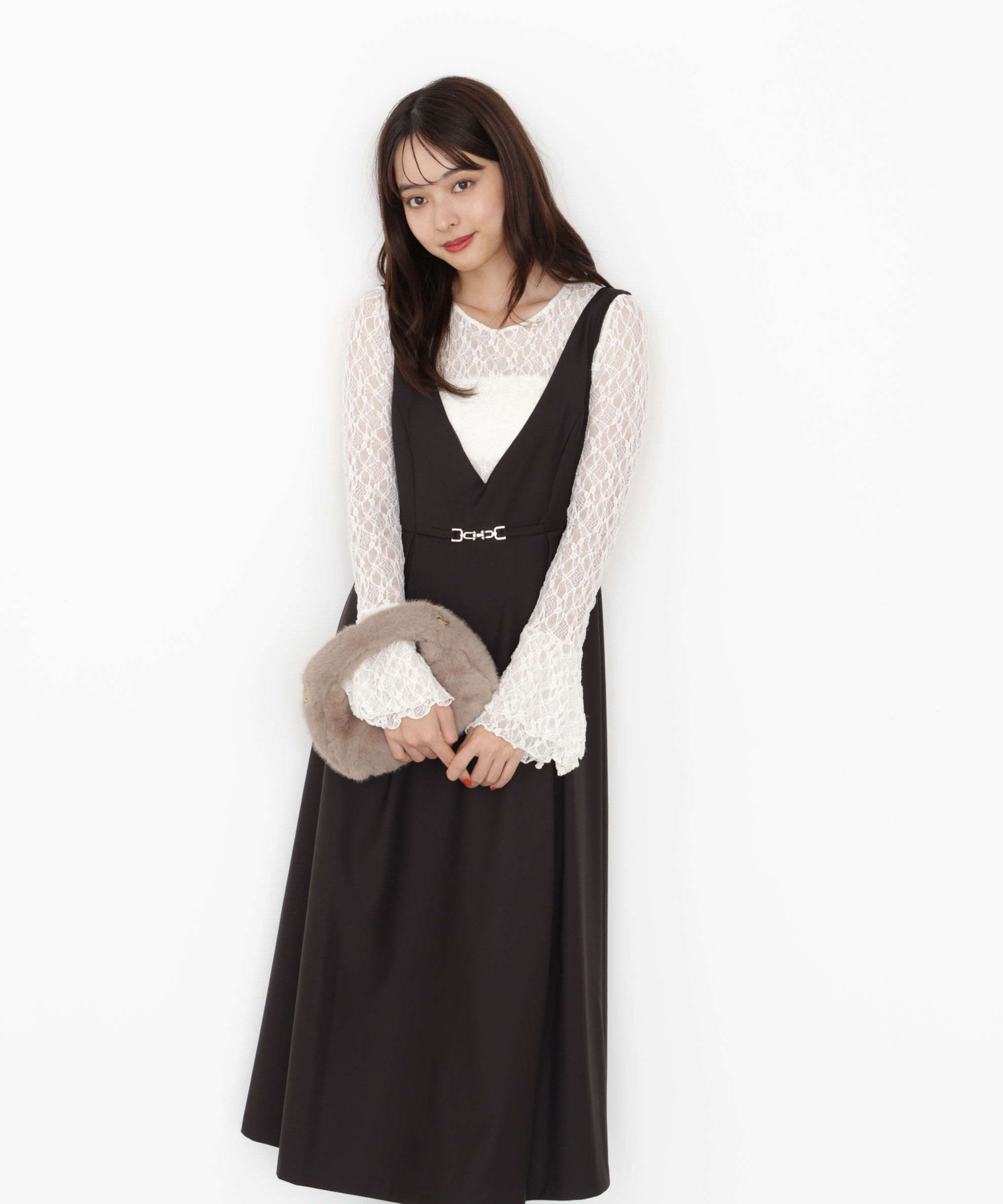 PROPORTION BODY DRESSING「タックフレアジャンスカ 25AW」|ワンピース|
