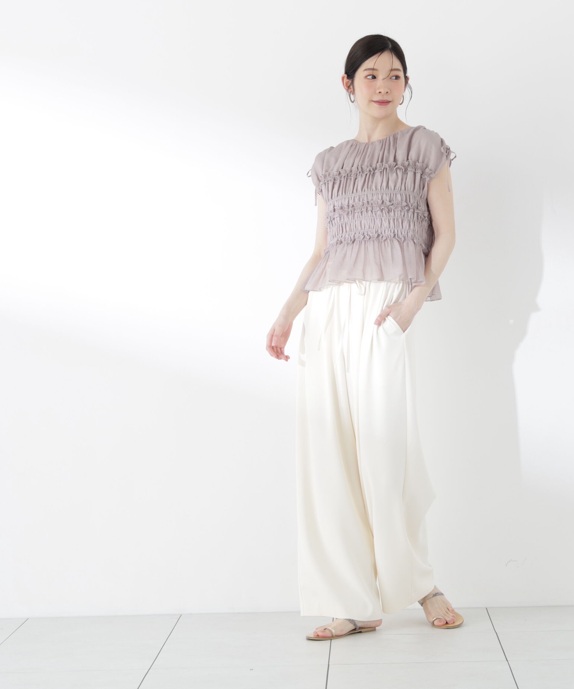 PROPORTION BODY DRESSING「〈a/mie〉イージーパンツ 26SS」|その他|