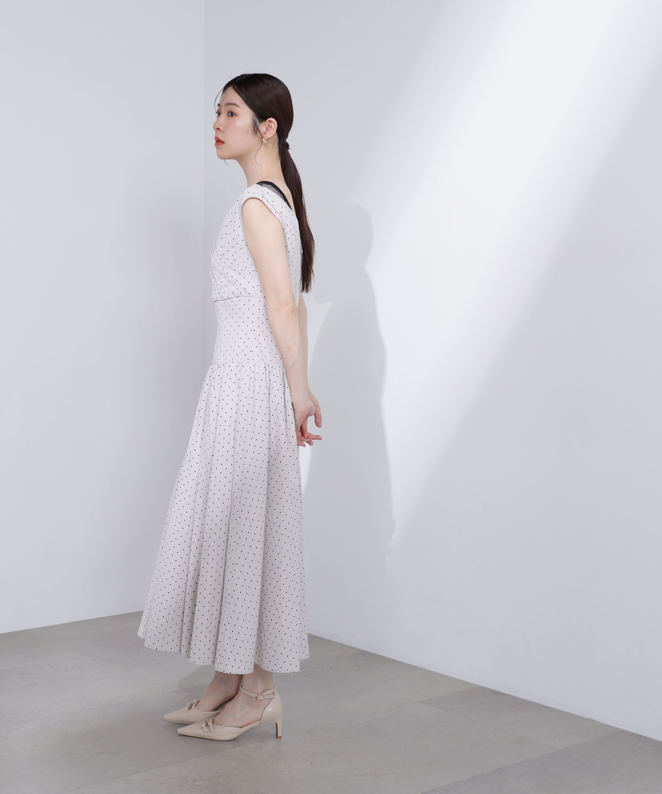 PROPORTION BODY DRESSING「〈Lou Lou fee（ルルーフェ）〉チュールレイヤードレディーワンピース」|ワンピース|