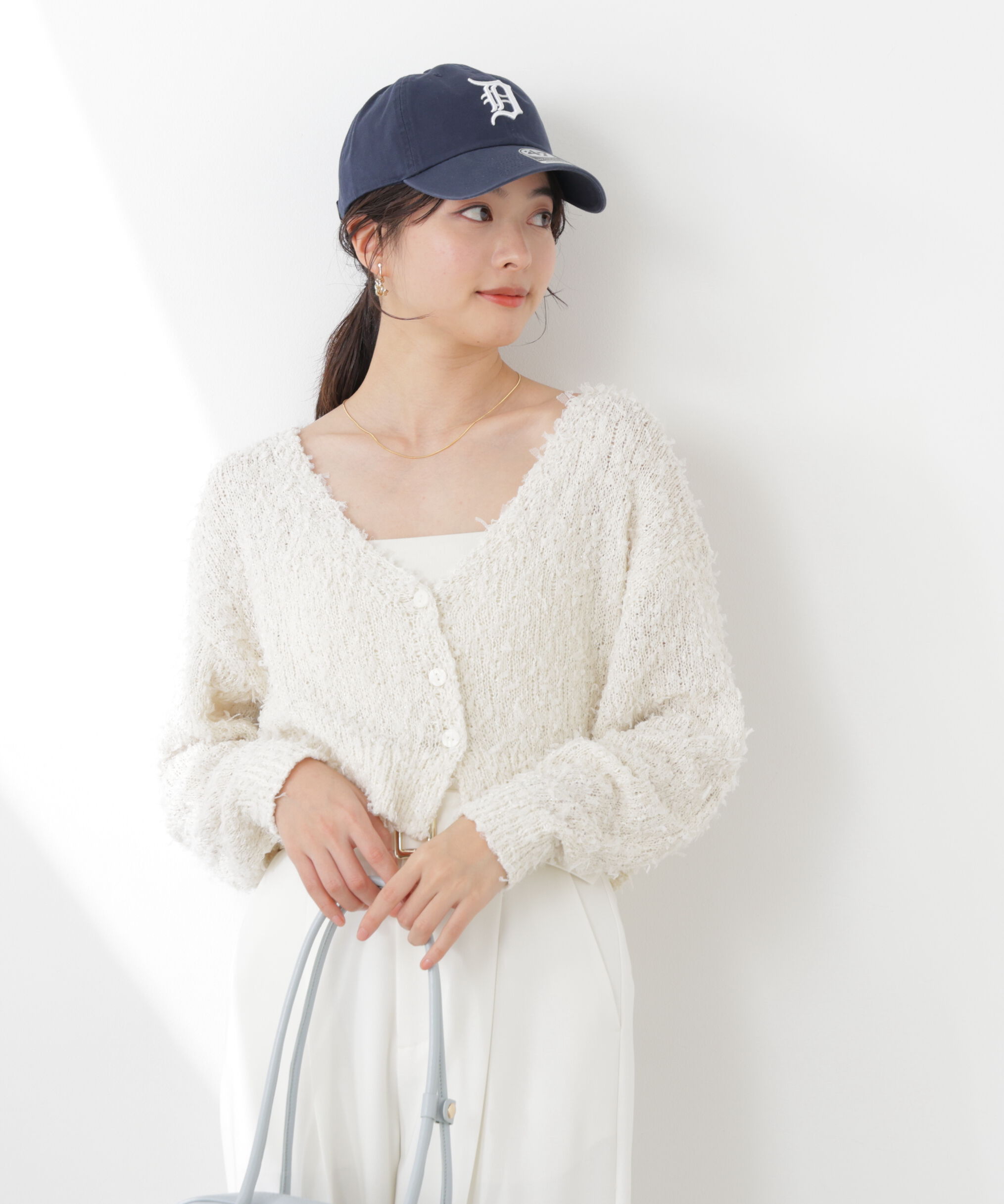 PROPORTION BODY DRESSING「テープヤーンカーディガン　26SS」|カーディガン|
