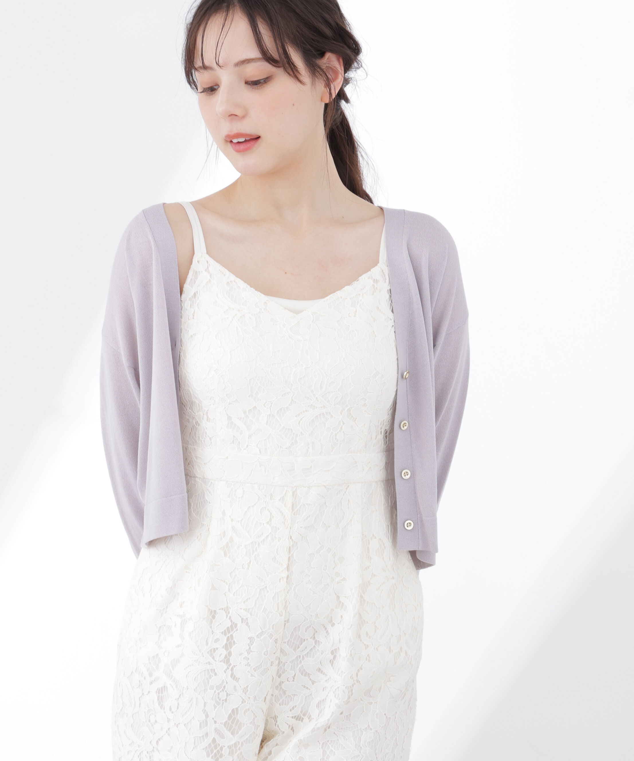 PROPORTION BODY DRESSING「＜UVカット＞シアーカーディガン」|カーディガン|