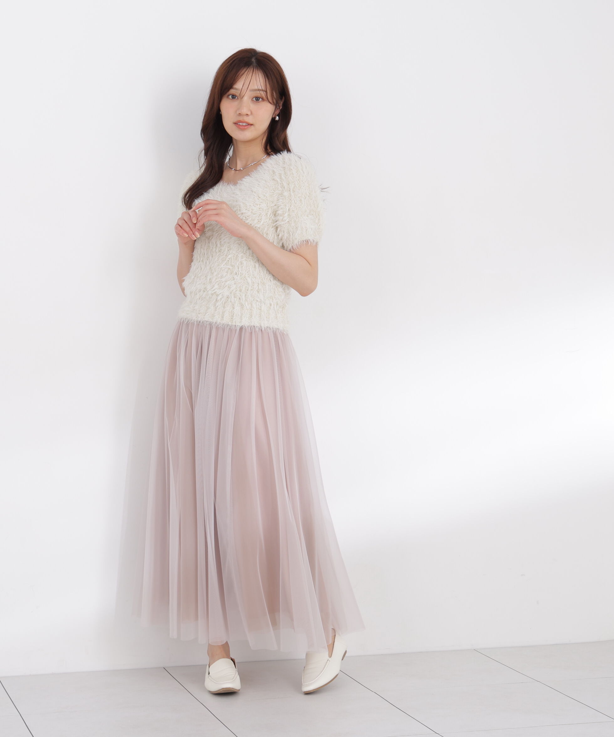 PROPORTION BODY DRESSING「ラメフェザーニット 26AW」|ニット・セーター|