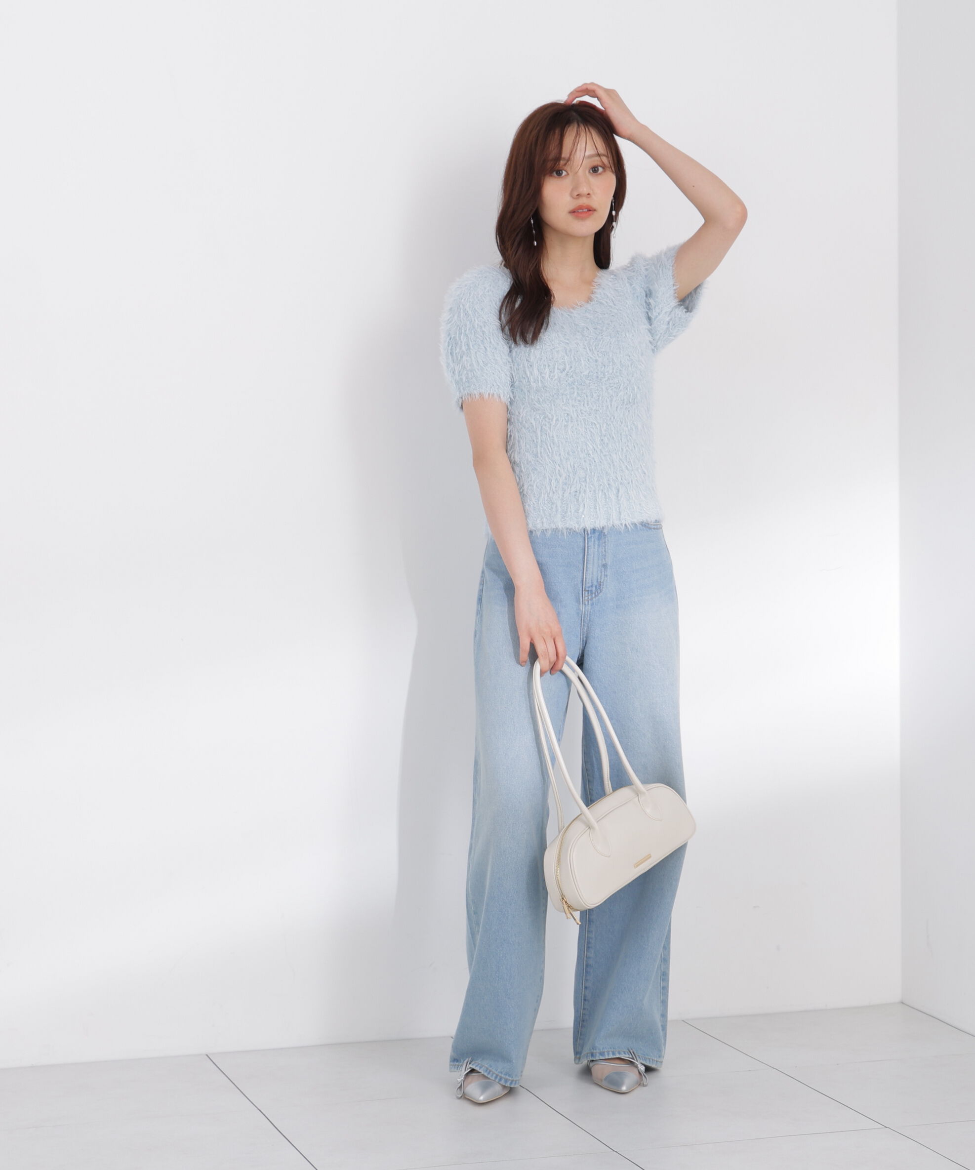 PROPORTION BODY DRESSING「ラメフェザーニット 26AW」|ニット・セーター|
