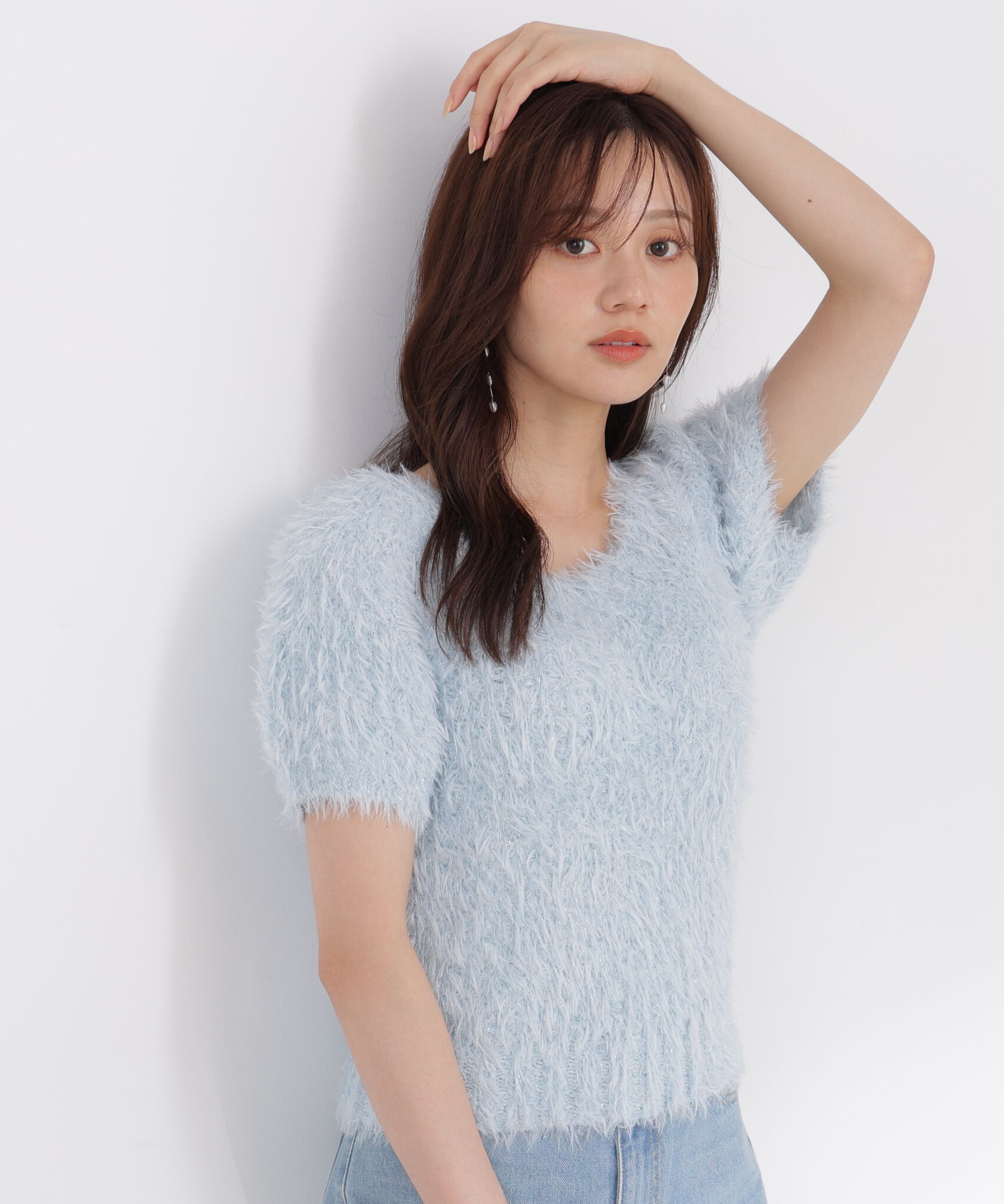 PROPORTION BODY DRESSING「ラメフェザーニット 26AW」|ニット・セーター|