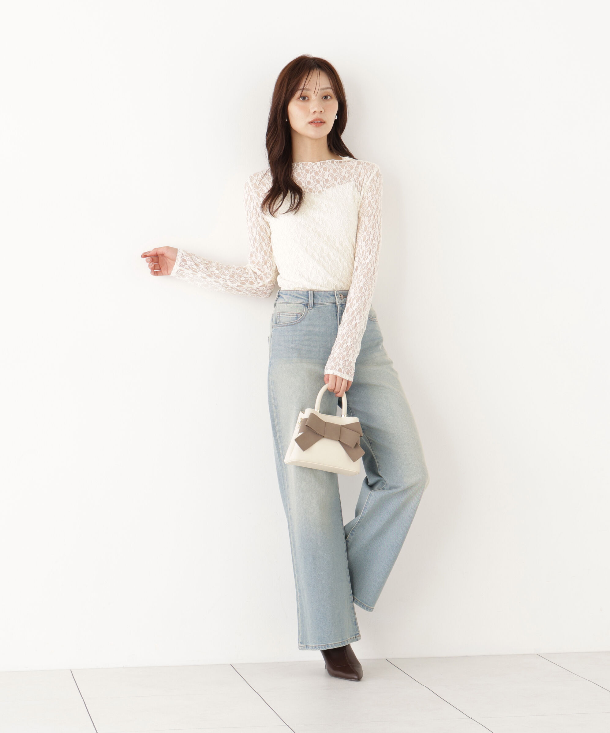 PROPORTION BODY DRESSING「カットレーストップス 26AW」|Tシャツ・カットソー|