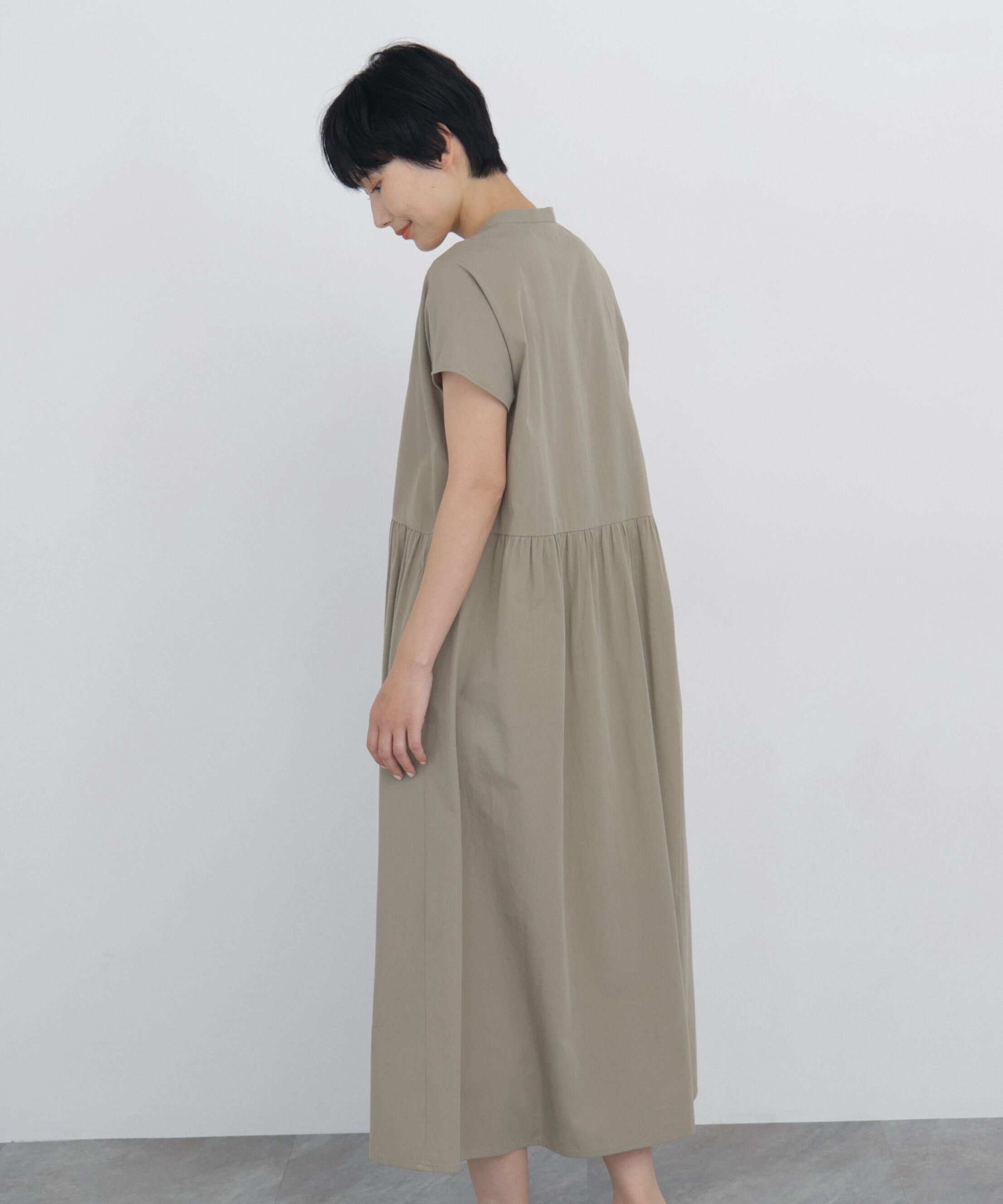  「◆《オーガニックコットン混 / 洗える》 はしごレースワンピース」|ワンピース|