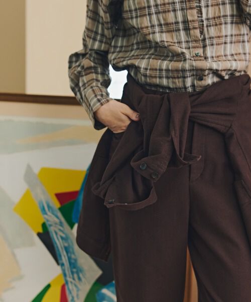  「◆ストレッチエアリードットコード５ポケットセミワイドパンツ」|その他|
