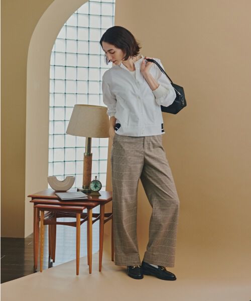  「◆シャークスキン強撚バックルパンツ」|その他|
