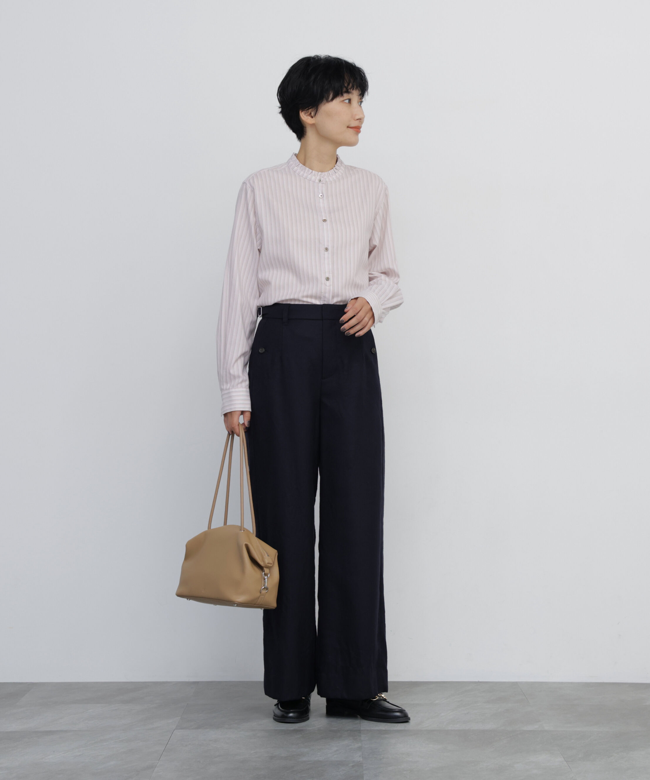  「◆ライトフラノウォッシャブルセミワイドパンツ」|その他|