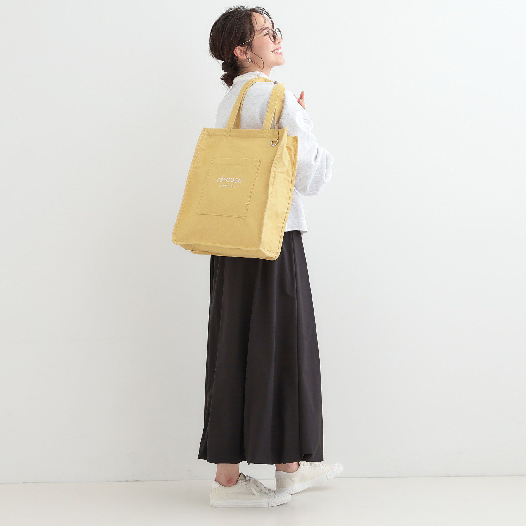 SHOO･LA･RUE「推し活もできるハンプトート【うちわが入る】」|トートバッグ|