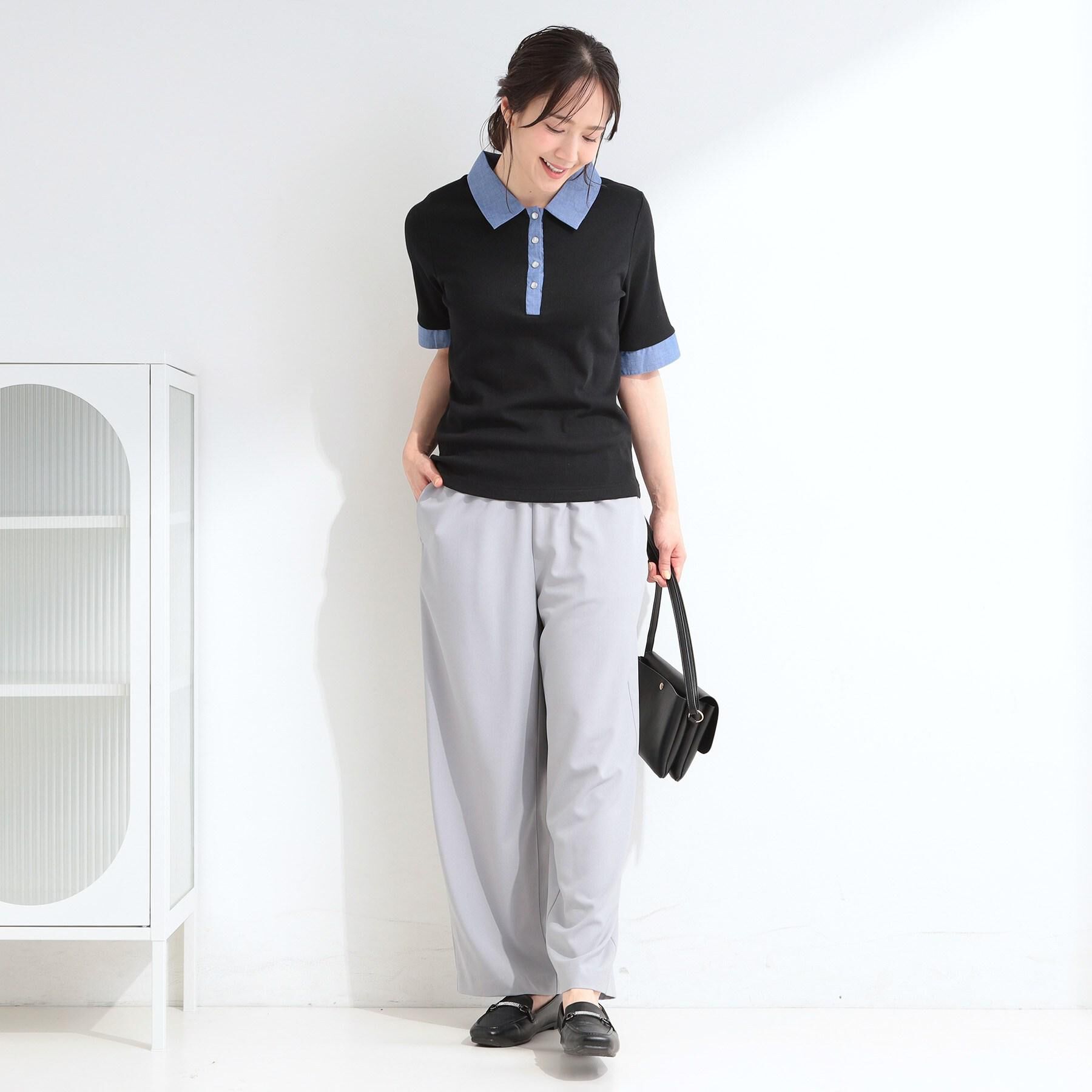 SHOO･LA･RUE「【着丈選べる/セットアップ可】洗濯後しわになりにくい とろみワイドパンツ」|その他|