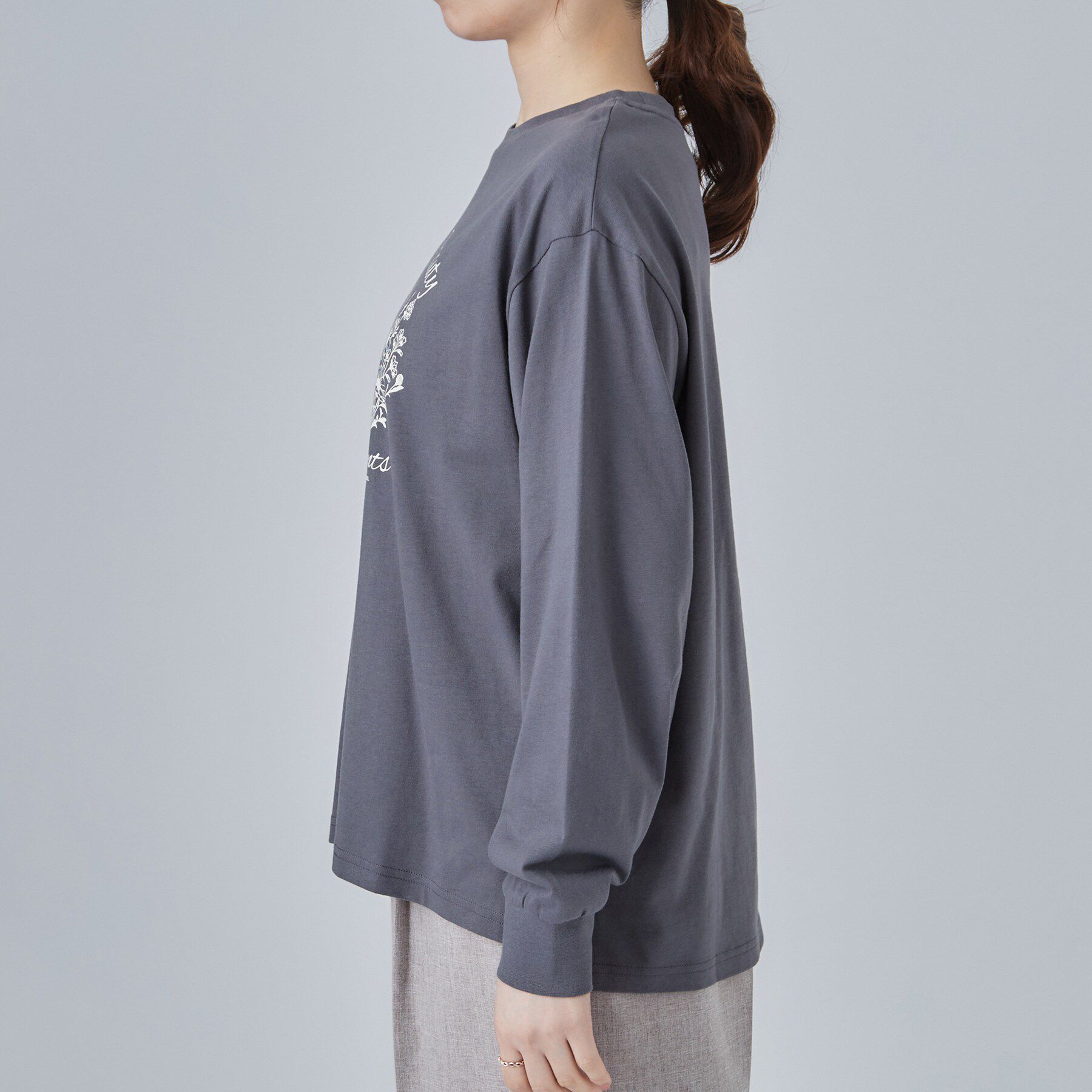 SHOO･LA･RUE「【高レビュー/S-LL】デイリー使いに 選べる6柄プリントロンT」|Tシャツ・カットソー|