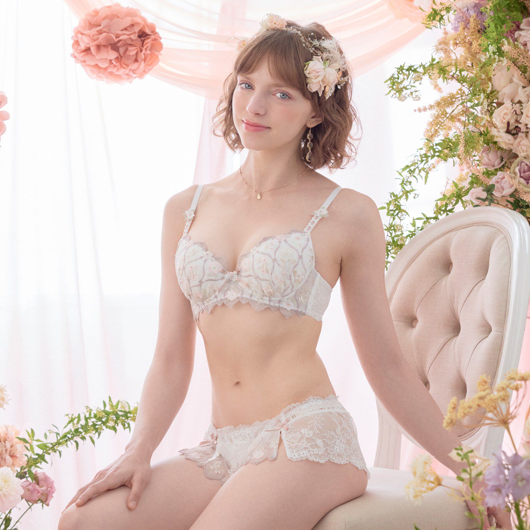 Risa Magli「プルメリア ブラジャー （D－F） ＜S Make Type＞」|インナー|