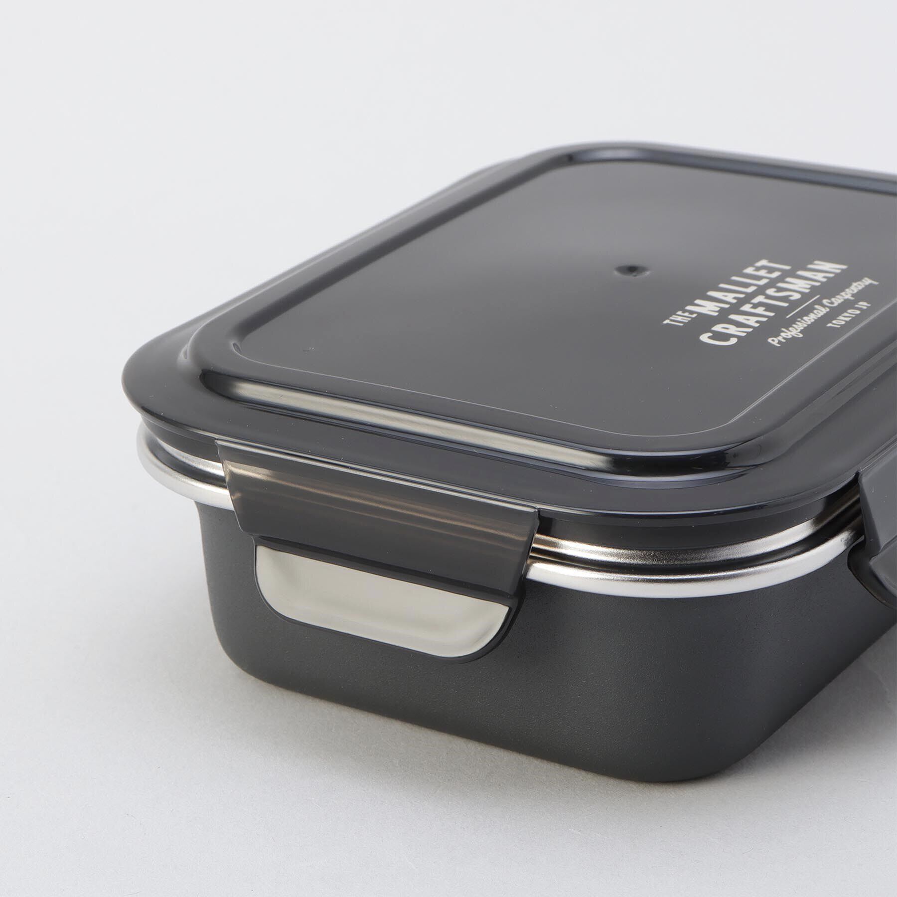 212 KITCHEN STORE「マリット ステンレス4点ロックランチコンテナM BK」|食器・キッチングッズ|