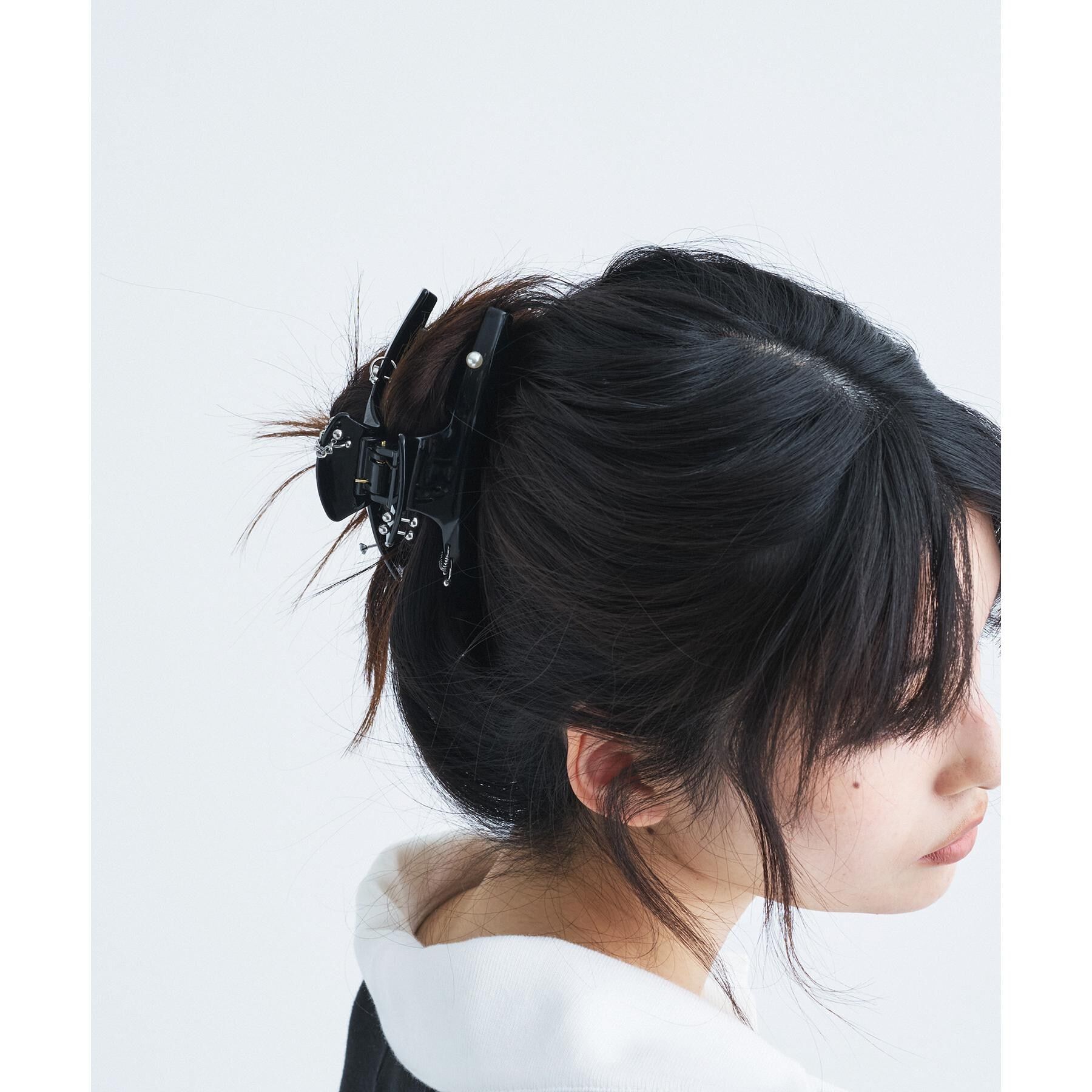 CODE A「【Re】heyep｜Piercing  Hair Clip Large」|その他|ブラック(019)