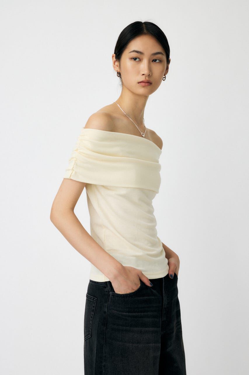 MOUSSY「SHEER OFF SHOULDER トップス」|その他|