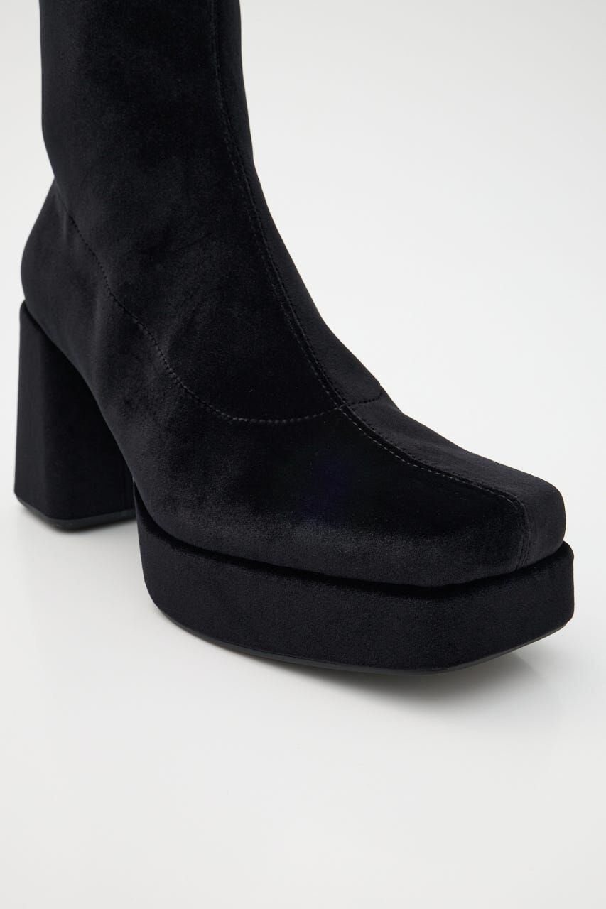 MOUSSY「STRETCH BLOCK HEEL ブーツ」|その他|