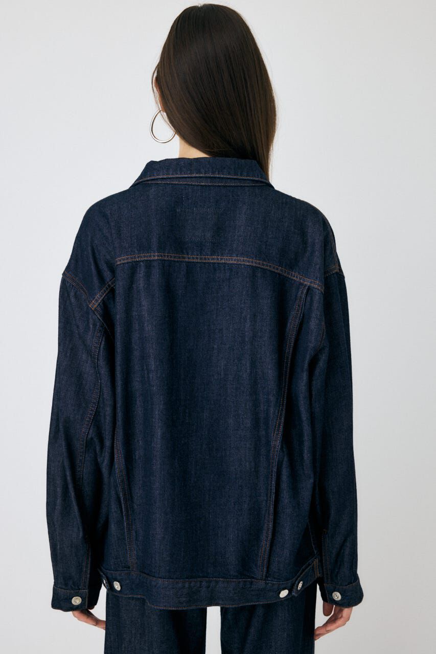 MOUSSY「TENCEL(TM) DENIM  OVER ジャケット」|デニムジャケット|