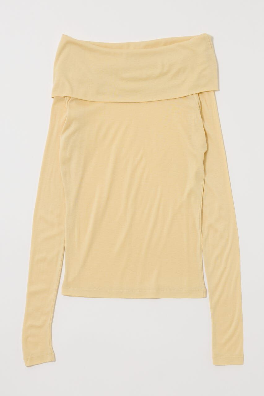 MOUSSY「OFF SHOULDER カットトップス」|その他|
