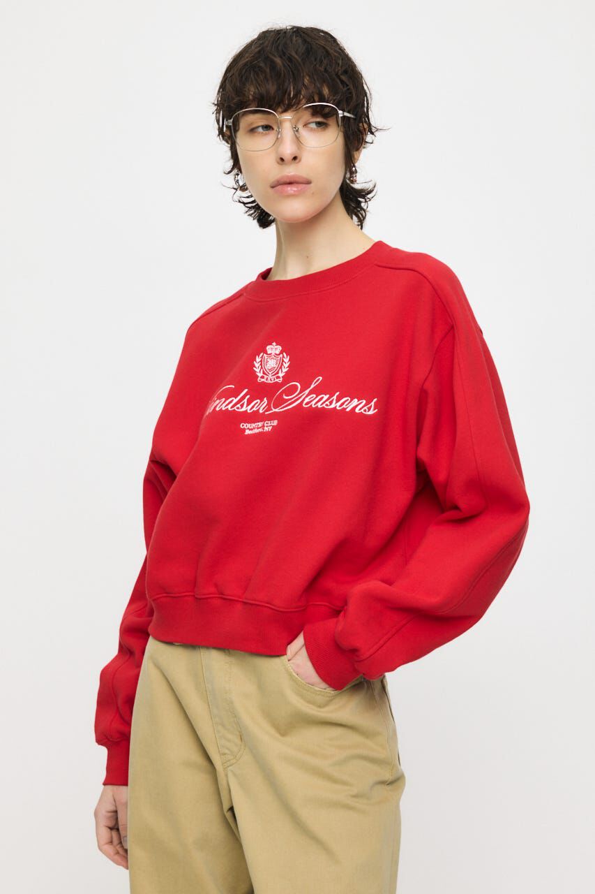 MOUSSY「CC EMBROIDERY プルオーバー」|パーカー|