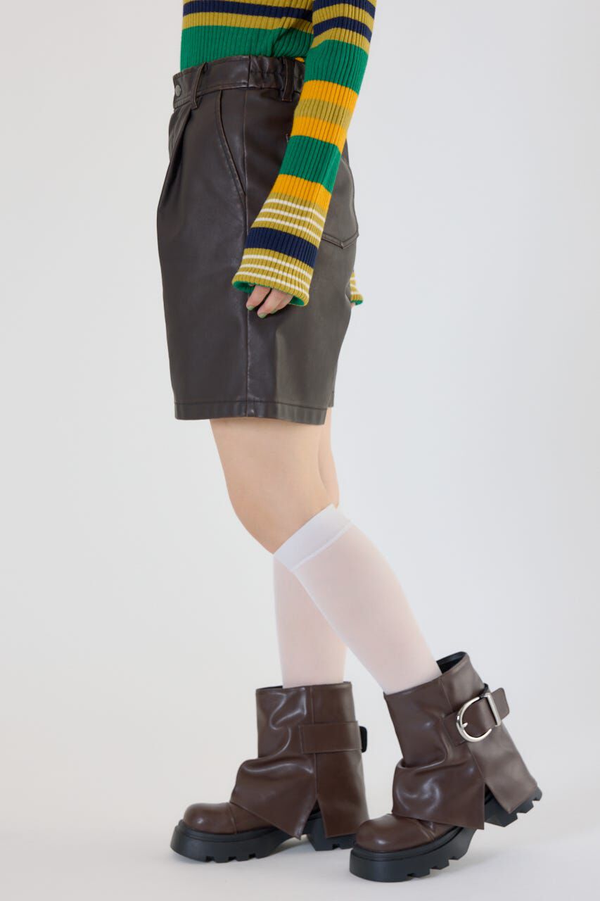 RODEO CROWNS「ヴィンテージフェイクレザーハーフパンツ」|その他|
