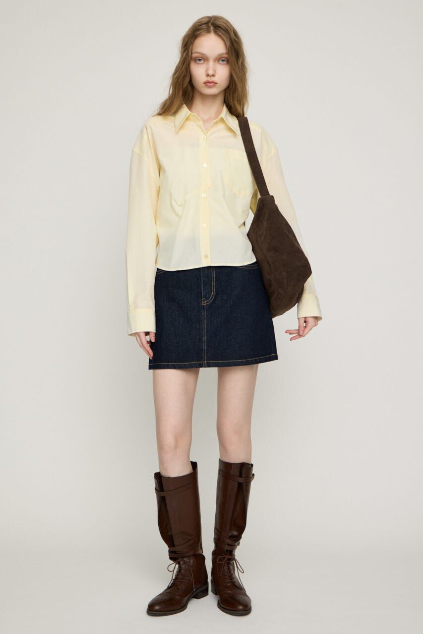 SLY「BACK DRAPE HEM シャツ」|シャツ・ブラウス|